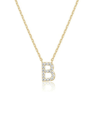 Initialen Halskette Gold