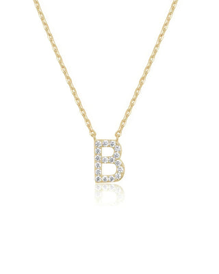 Initialen Halskette Gold