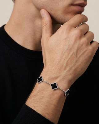 Klee Armband silber