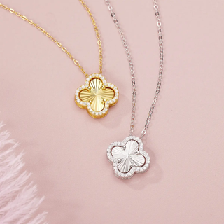Klee Full Diamant Halskette