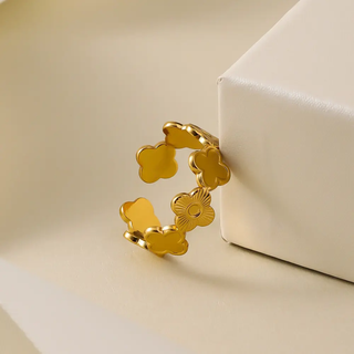 Klee Metall Ring